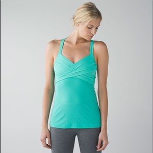 Lululemon Wrap It Up Tank in Bali Breeze